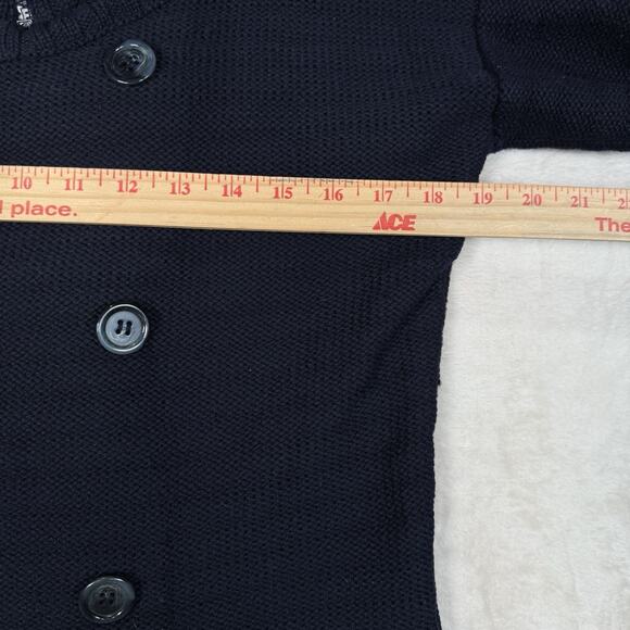 VTG Ermenegildo Zegna Womens Wool Knit Jacket Coat Double Breasted Size S Italy - Picture 8 of 9